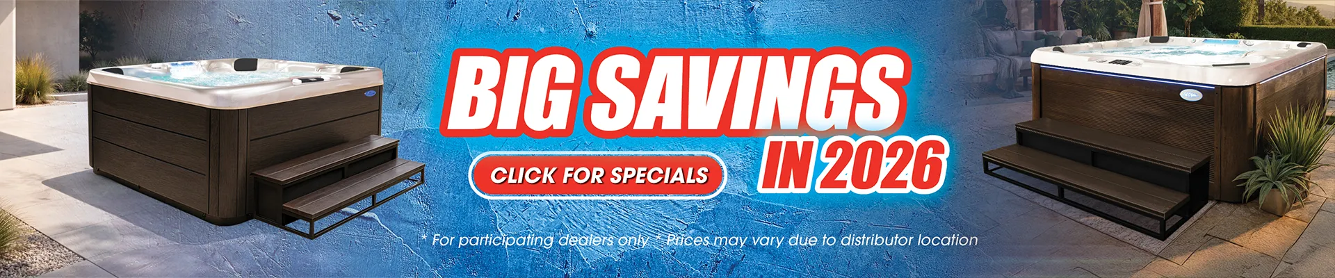 Calspas hot tub being used in a family setting - Meridian