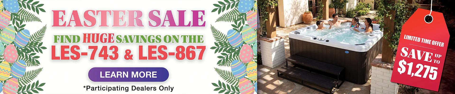 Calspas hot tub being used in a family setting - Meridian